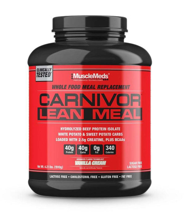 MuscleMeds Carnivor Lean Meal, Vanilla Cream - 1910 grams