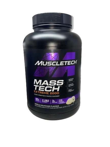 MuscleTech Mass-Tech Extreme 2000, Vanilla Milkshake - 2720 grams