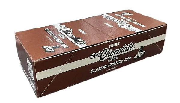 Weider Classic Protein Bar, Dark Chocolate - 24 x 35g