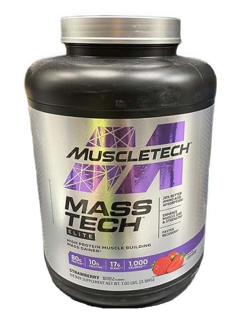 MuscleTech Mass-Tech Elite, Strawberry - 3180 grams