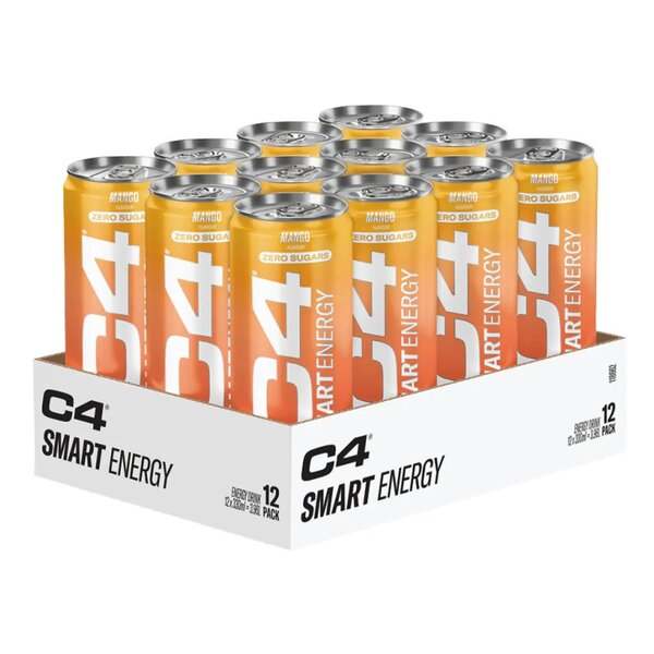 Cellucor C4 Smart Energy, Mango - 12 x 330 ml.