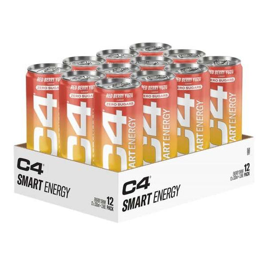 Cellucor C4 Smart Energy, Red Berry Yuzu - 12 x 330 ml.