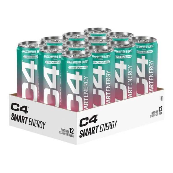 Cellucor C4 Smart Energy, Watermelon Burst - 12 x 330 ml.