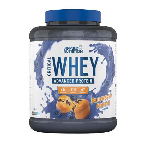 Applied Nutrition Critical Whey, Blueberry Muffin - 2000 grams