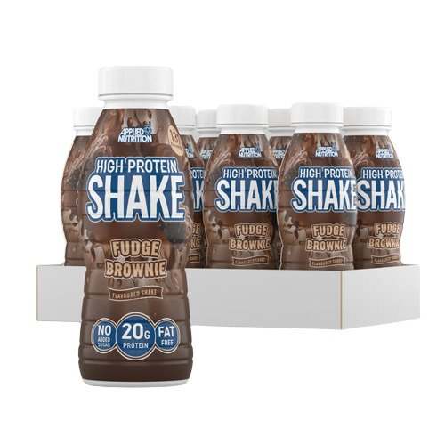 Applied Nutrition High Protein Shake, Fudge Brownie - 8 x 330 ml.