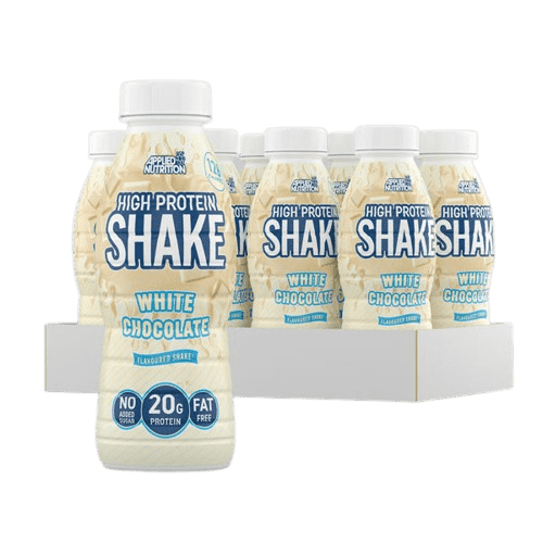 Applied Nutrition High Protein Shake, White Chocolate - 8 x 330 ml.