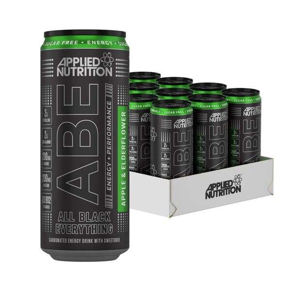 Applied Nutrition ABE Energy + Performance Cans, Apple & Elderflower - 12 x 330 ml.