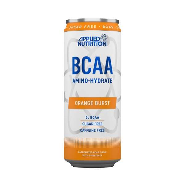 Applied Nutrition BCAA Amino-Hydrate Caffeine Free Cans, Orange Burst - 12 x 330 ml.