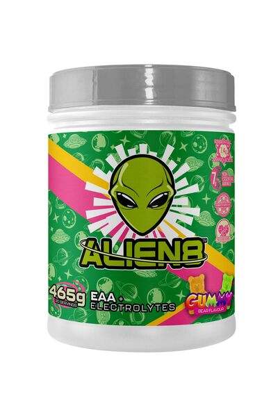 Alien8 EAA + Electrolytes, Peach Mango - 465 grams