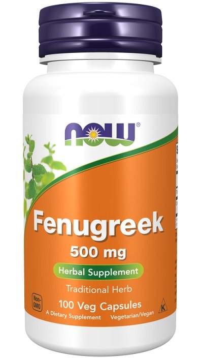 NOW Foods Fenugreek, 500mg - 100 vcaps