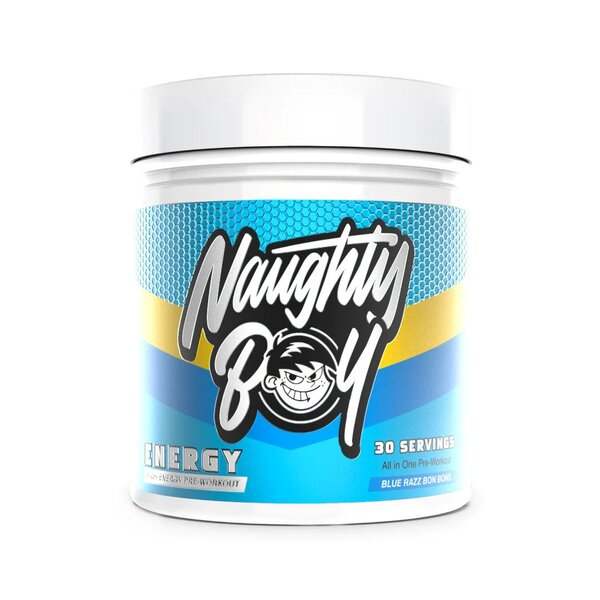 Naughty Boy Energy, Blue Razz Bon Bons - 390 grams