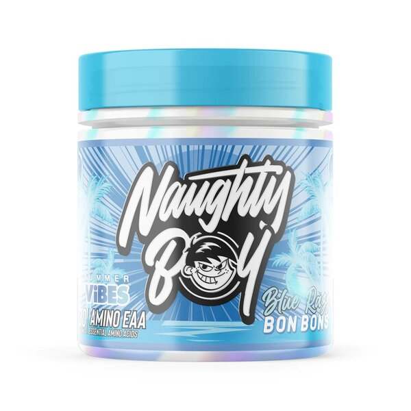 Naughty Boy Summer Vibes - Amino EAA, Blue Razz Bon Bons - 345 grams