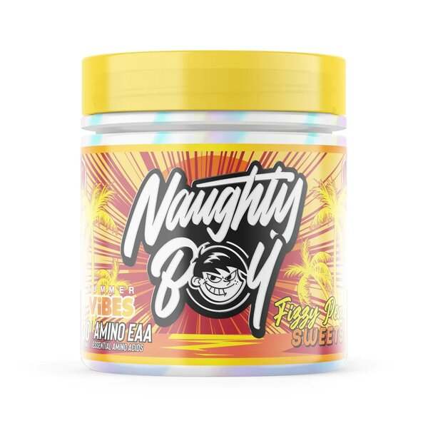 Naughty Boy Summer Vibes - Amino EAA, Fizzy Peach Sweets - 345 grams