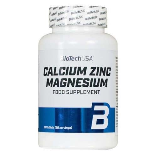 BioTechUSA Calcium Zinc Magnesium - 100 tablets