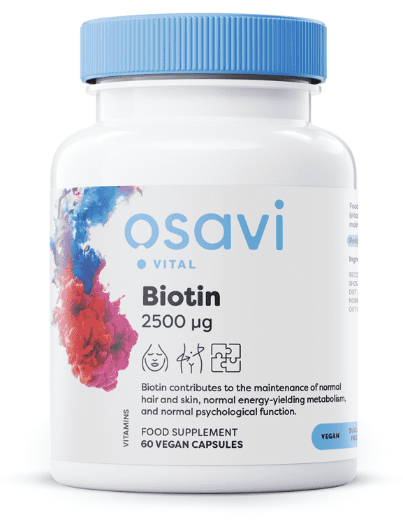 Osavi Biotin, 2500mcg - 60 vegan caps