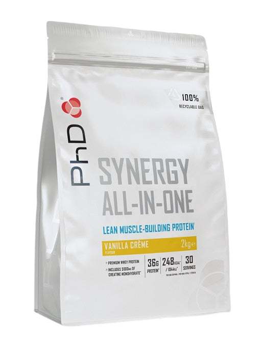 PhD Synergy All-In-One, Vanilla Creme - 2000 grams