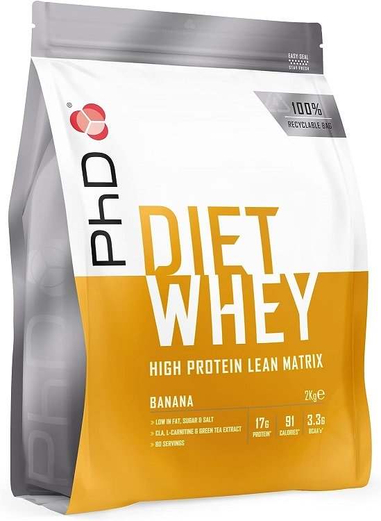 PhD Diet Whey, Banana - 2000 grams