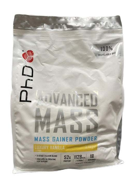 PhD Advanced Mass, Luxury Vanilla - 5400 grams