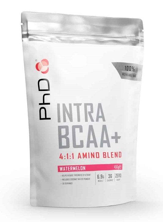 PhD Intra BCAA+, Watermelon - 450 grams