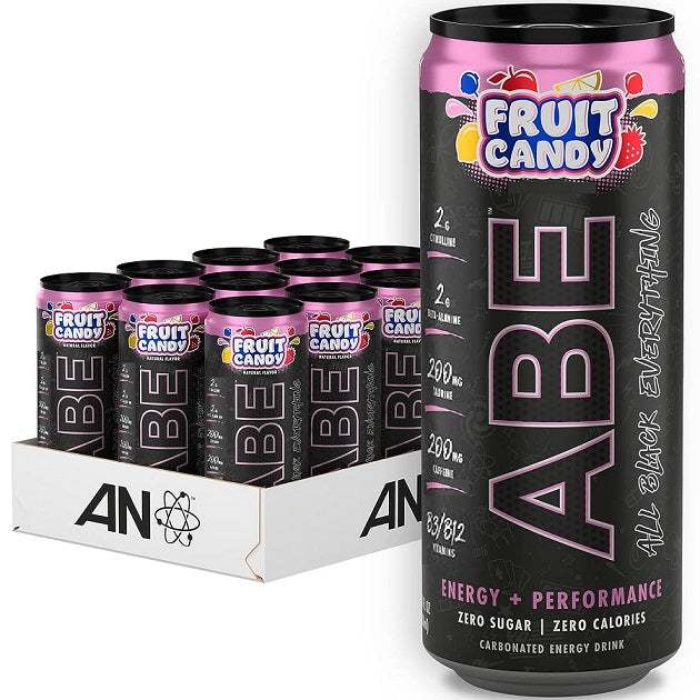 Applied Nutrition ABE Energy + Performance Cans, Fruit Candy - 12 x 330 ml.