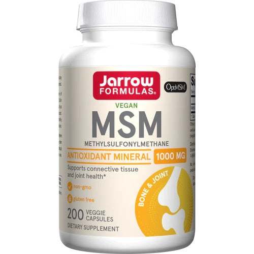 Jarrow Formulas MSM (Methyl-Sulfonyl-Methane), 1000mg - 200 vcaps