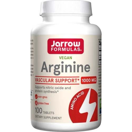 Jarrow Formulas Arginine, 1000mg - 100 tablets