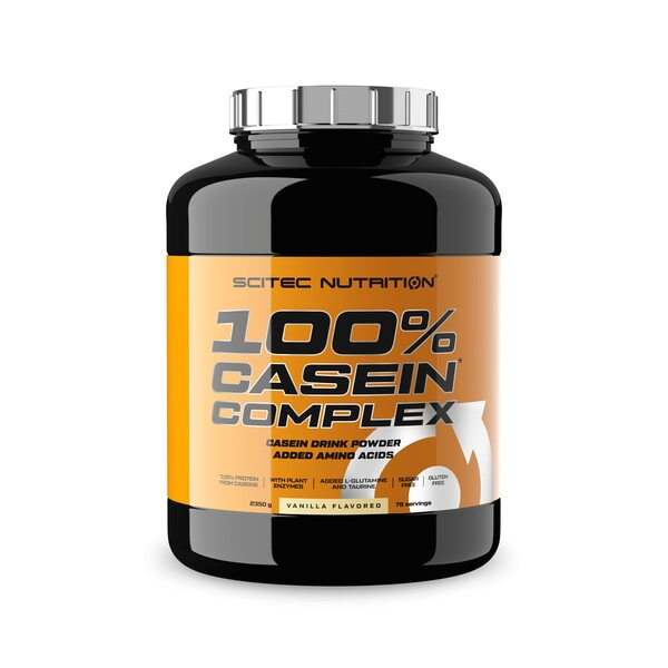 SciTec 100% Casein Complex, Vanilla - 2350 grams