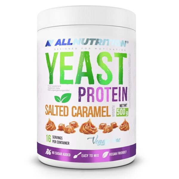 Allnutrition Yeast Protein, Salted Caramel - 500 grams