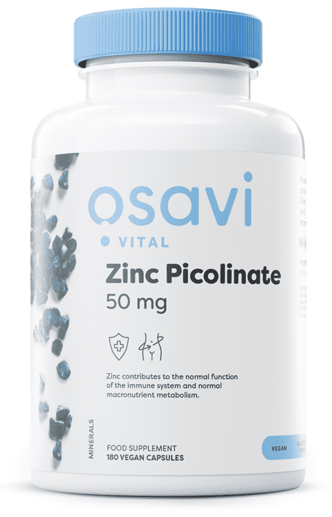 Osavi Zinc Picolinate, 50mg - 180 vegan caps