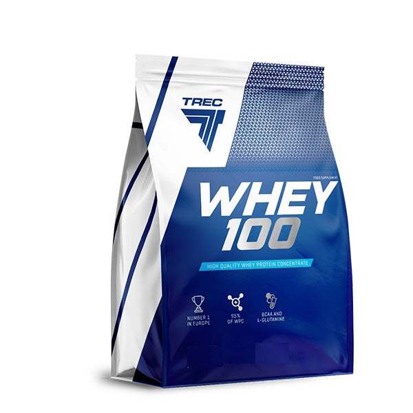 Trec Nutrition Whey 100 (Bag), Double Chocolate - 700 grams