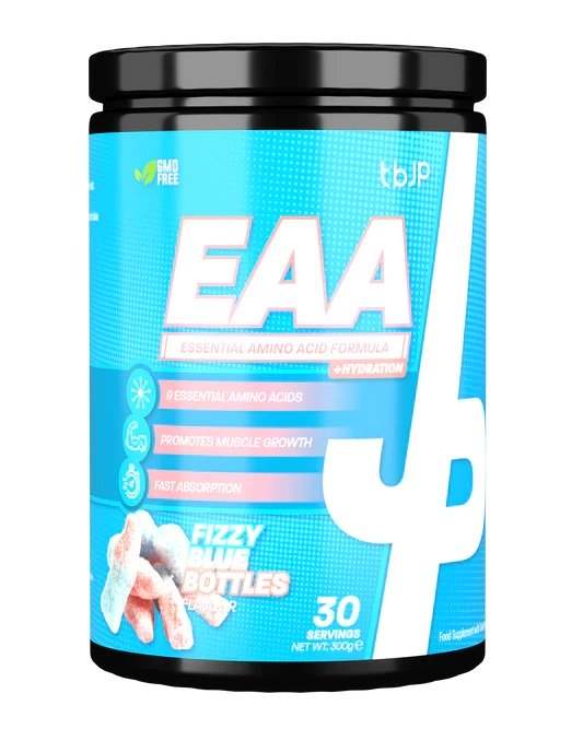 Trained by JP EAA + Hydration, Fizzy Blue Bottles - 300 grams