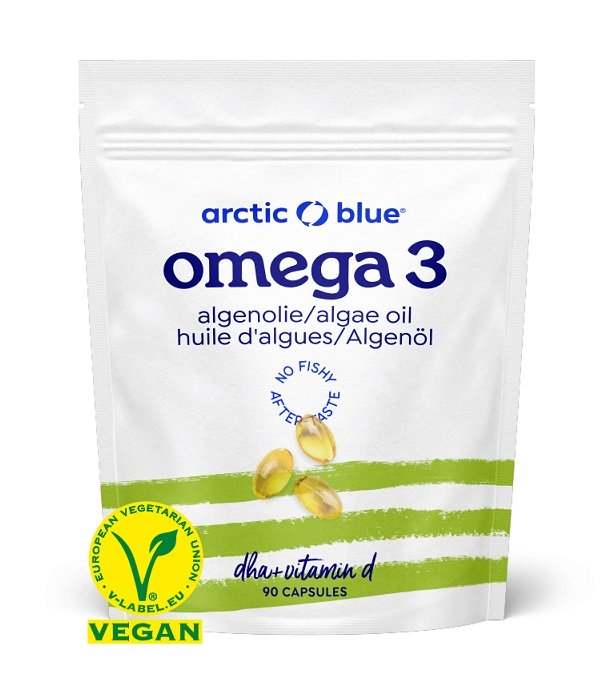 Arctic Blue Algae Oil DHA with Vitamin D - 90 vcaps