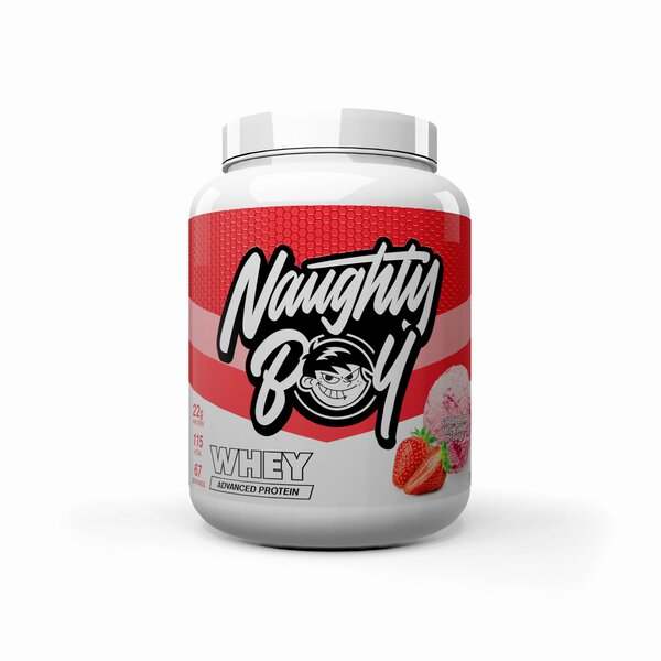 Naughty Boy Advanced Whey, Strawberry Milkshake - 2010 grams