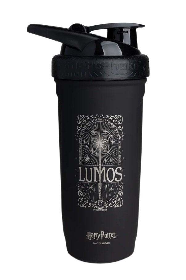 SmartShake Harry Potter Collection Stainless Steel Shaker, Lumos - 900 ml.