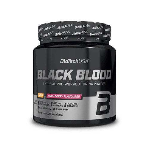 BioTechUSA Black Blood NOX+, Ruby Berry - 330 grams