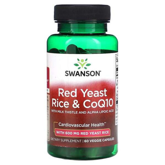 Swanson Red Yeast Rice & CoQ10 - 60 vcaps