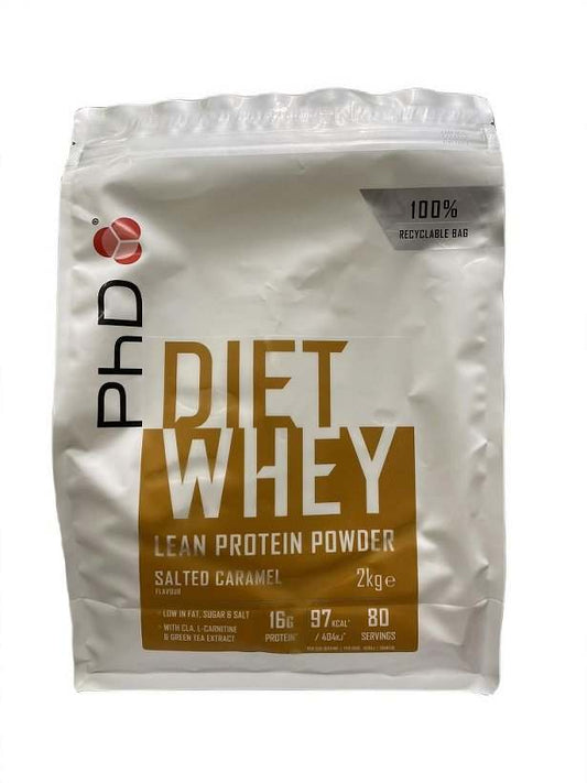 PhD Diet Whey, Salted Caramel - 2000 grams