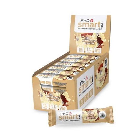 PhD Smart Bar, White Choc Blondie - 24 x 32g