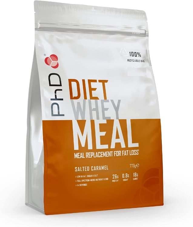 PhD Diet Whey Meal, Salted Caramel - 770 grams