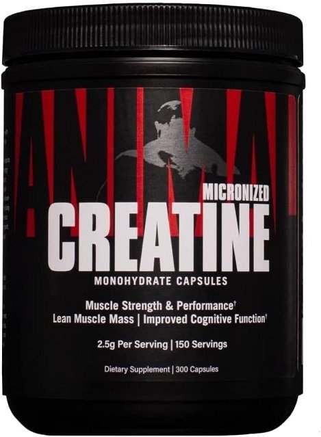 Animal Micronized Creatine Monohydrate Capsules - 300 caps