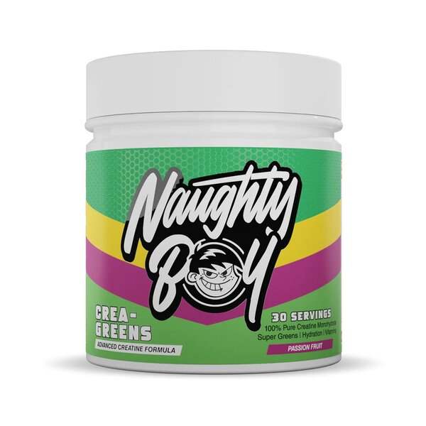 Naughty Boy Crea-Greens, Passion Fruit - 270 grams