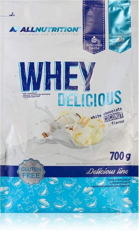 Allnutrition Whey Delicious, White Chocolate Coconut - 700 grams