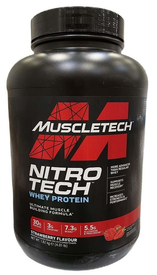 MuscleTech Nitro-Tech, Strawberry - 1820 grams