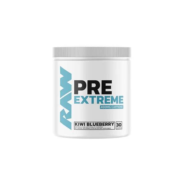 Raw Nutrition Pre Extreme, Kiwi Blueberry - 360 grams