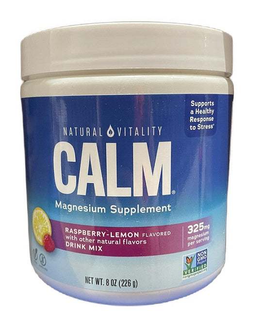 Natural Vitality Natural Calm, Raspberry Lemon - 226 grams