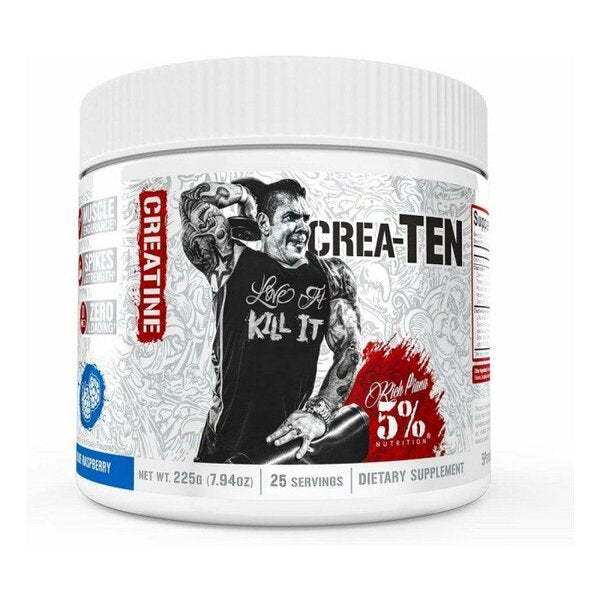 5% Nutrition Crea-TEN - Legendary Series, Blueberry Lemonade - 225 grams