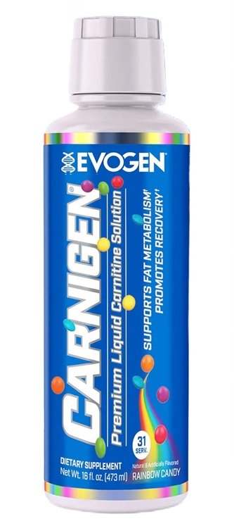 Evogen Carnigen Liquid, Rainbow Candy - 473 ml.