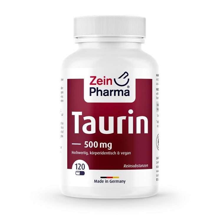 Zein Pharma Taurine, 500mg - 120 vcaps