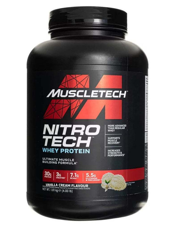 MuscleTech Nitro-Tech, Vanilla Cream - 1810 grams