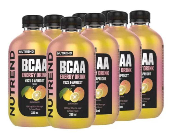 Nutrend BCAA Energy Drink, Yuzu & Apricot - 8 x 330 ml.